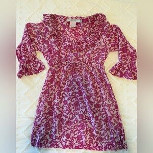 Gretchen Scott Designs Pink Floral Dress